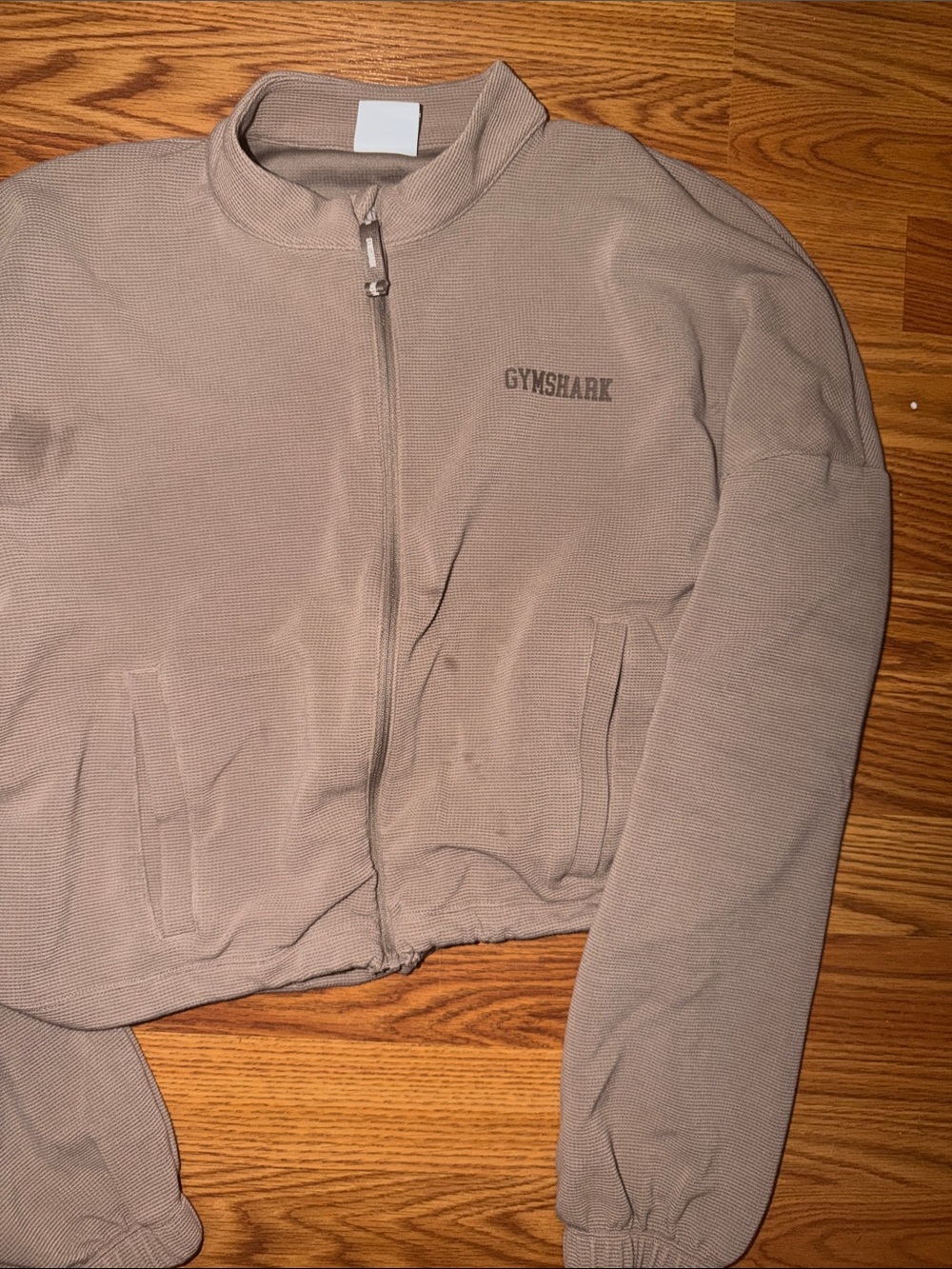 GYMSHARK - Waffle Midi Zip Up Jacket
Lifestyle Brown - Picture 9 of 11
